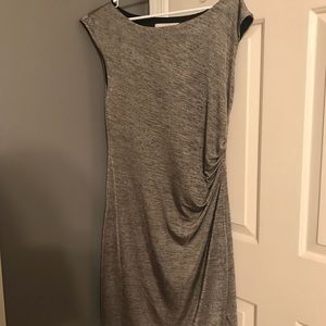 Loft dress. Gold shimmery color. Size: L